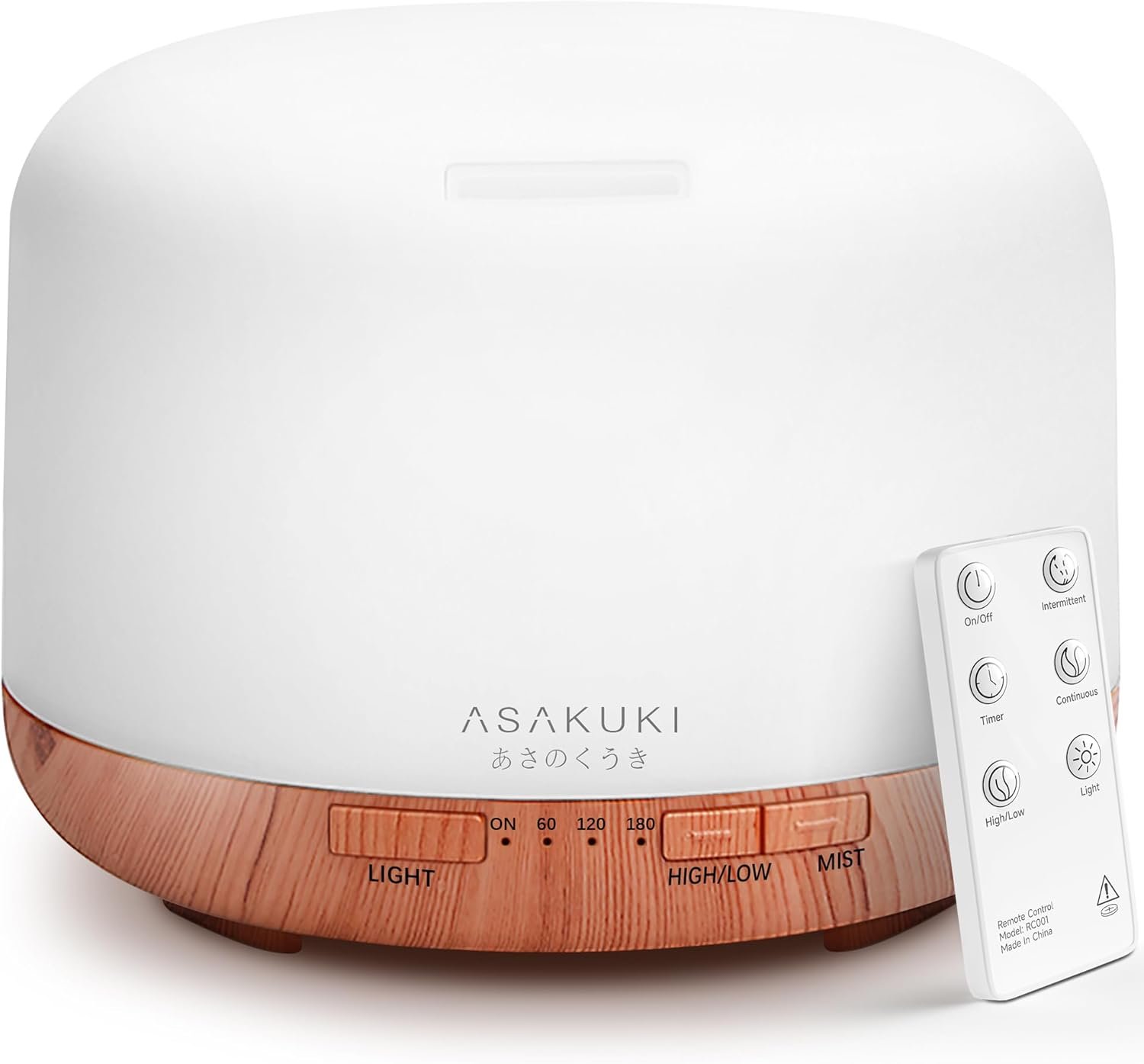 ASAKUKI Essential Oil Diffuser 500ml