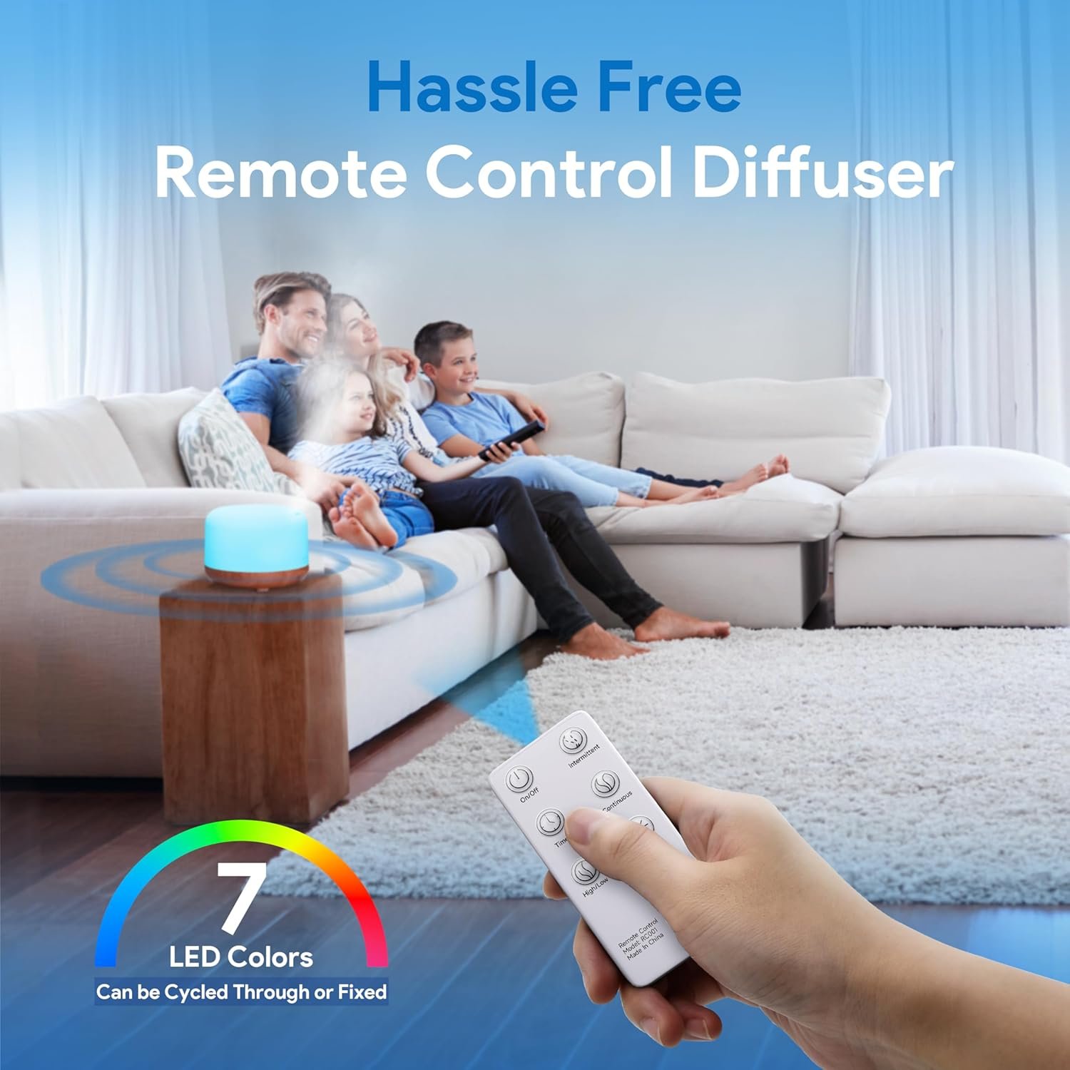 ASAKUKI Essential Oil Diffuser 500ml - Image 4